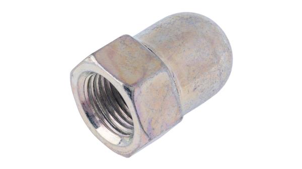 Fix-Nippel Hutmutter  M9 silber