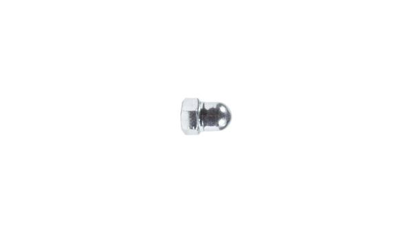 Fix-Nippel Hutmutter  M6 silber