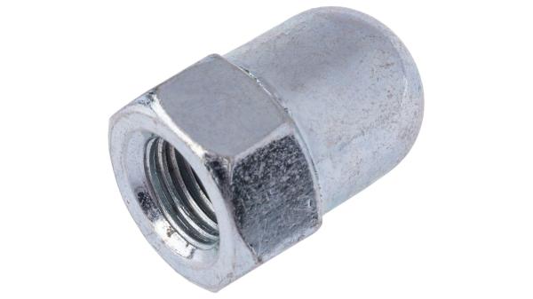 Fix-Nippel Hutmutter  M9 silber