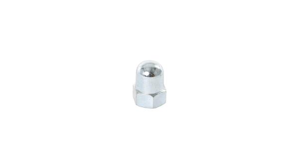 Fix-Nippel Hutmutter  M10 silber