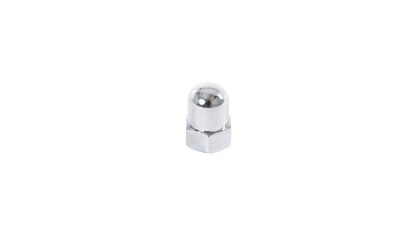 Fix-Nippel Hutmutter  M10 silber