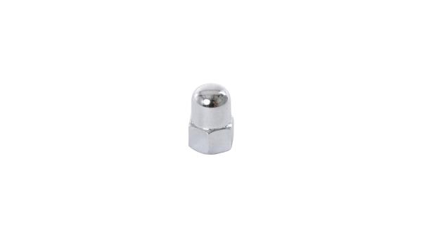 Fix-Nippel Hutmutter  M10 silber