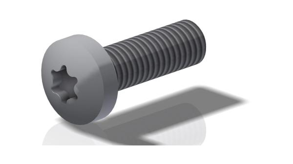 Monte Velo Schraube  Unisize silber