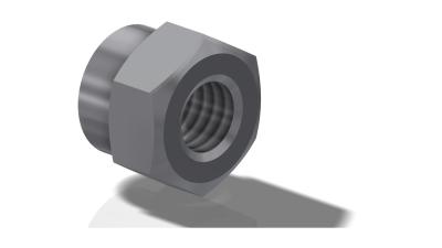Monte Velo Innensechskantmutter  Unisize silber Produktbild 1