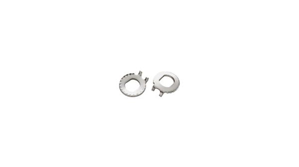 Fix-Nippel Fixierscheibe  M5 silber