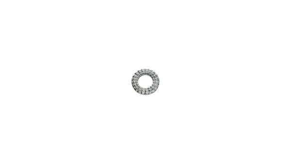 Fix-Nippel Riffelscheibe  M6 silber