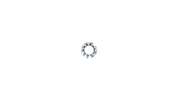 Fix-Nippel F&auml;cherscheibe  M5 silber