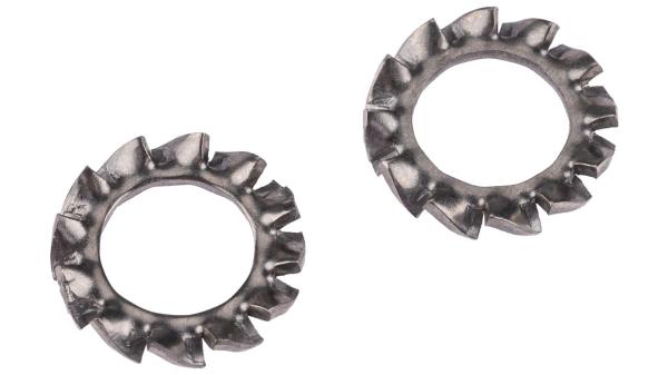 Fix-Nippel F&auml;cherscheibe  M6 silber