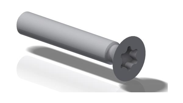 Monte Velo Schraube  Unisize silber