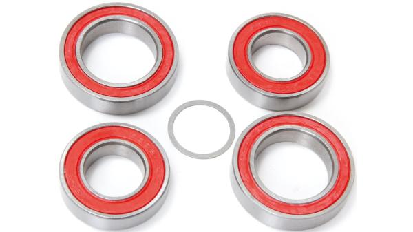 SRAM Lager-Set  XL silber, rot