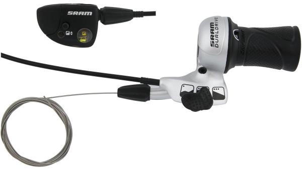 SRAM Drehgriffschalter  XXL schwarz, silber