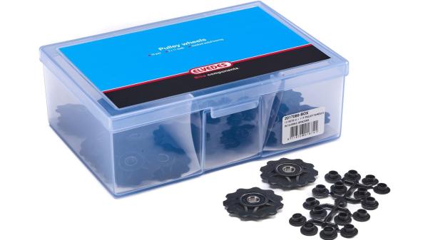 Schaltwerke, Ersatz Schaltrollen-Kit  17 mm schwarz