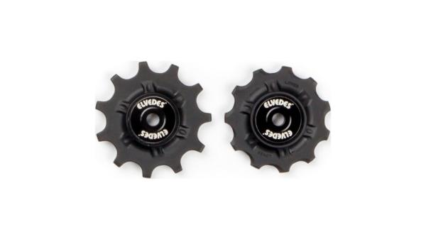 Schaltwerke, Ersatz Schaltrollen-Set  17 mm schwarz, gold