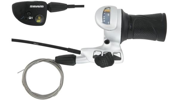 SRAM Drehgriffschalter  XXL schwarz, silber