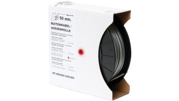 Slurf Schaltzugau&szlig;enh&uuml;lle  17 mm silber