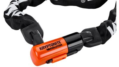 KRYPTONITE Evolution Integrated Chain  L schwarz, orange Produktbild 1