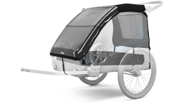 Thule Courier Dog Trailer Kit  1 1/8" schwarz, schwarz