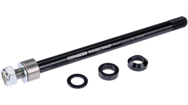 CONTEC Thrubee Trailer  1 1/8" schwarz