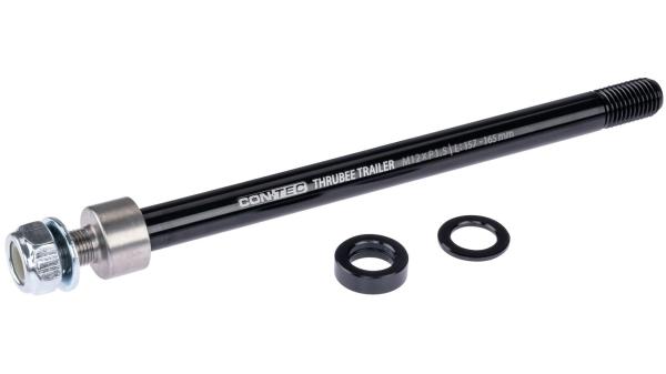 CONTEC Thrubee Trailer  1 1/8" schwarz