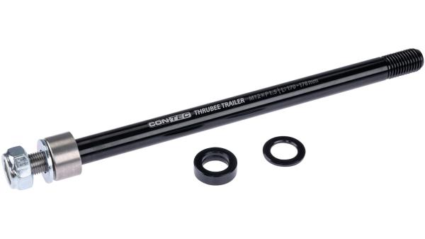 CONTEC Thrubee Trailer  1 1/8" schwarz