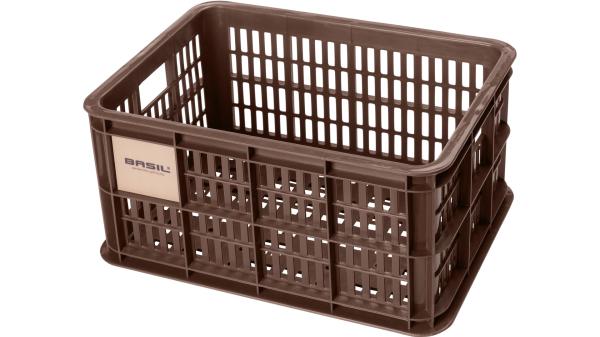 Basil Crate S  1 1/8"-1,5" tapered braun