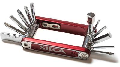 Silca Italian Army Knife Tredici  1,5 mm silber, rot Produktbild 1