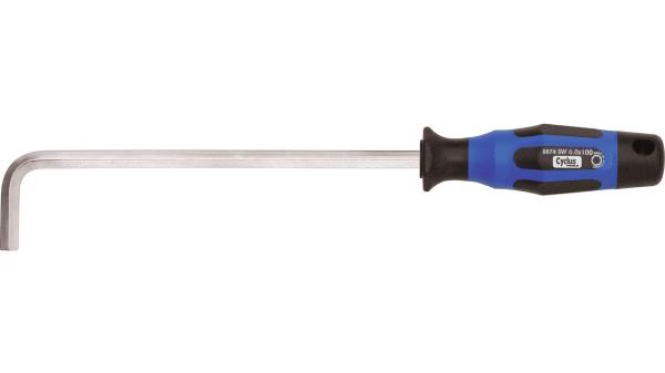 Cyclus Tools Innensechskant-Winkelschl&uuml;ssel  6 mm schwarz, silber