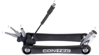 CONTEC TFM-Cable Guy  XXL schwarz, silber Produktbild 1