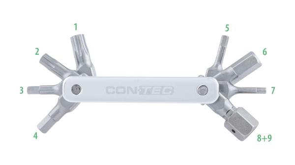 CONTEC TFR - Buster 9  1,5 mm silber