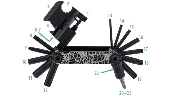 CONTEC Pocket Gadget - F22 Stealth  1,5 mm schwarz
