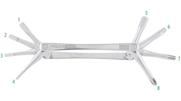 CONTEC TFR - Fold 8  2 mm silber
