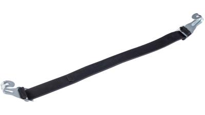 Bailey Gep&auml;ckriemen  L schwarz, silber Produktbild 1