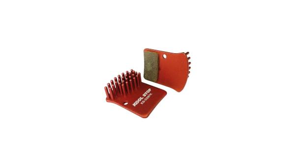 Kool Stop Scheibenbremsbelag  F1 rot, grau