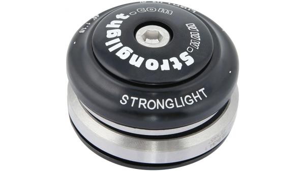Stronglight Light in Alu  1 1/8"-1 1/4" tapered schwarz