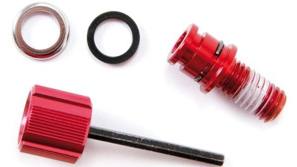 RockShox Einstellknopf  M5 rot
