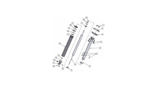 CONTEC Nara Dropair DLX Kit C  1 1/8" schwarz