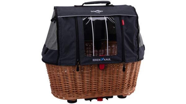 KLICKfix Doggy Basket Plus  XXL braun, grau, wei&szlig;
