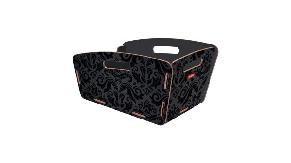 KLICKfix Radkiste 2  XXL schwarz, grau