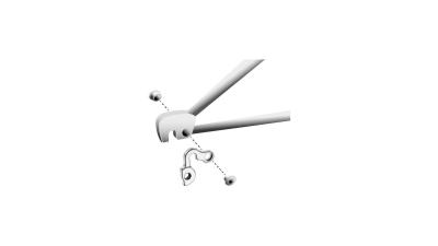 Union Schaltauge  17 mm silber Produktbild 2