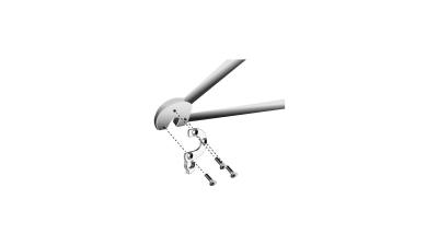 Union Schaltauge  17 mm silber Produktbild 2