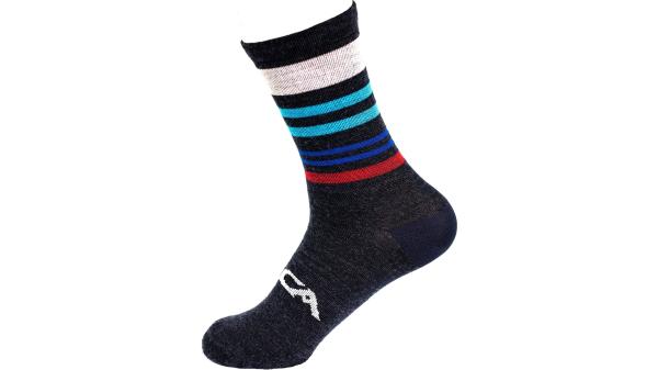 Silca Gravel Wool Sock Unisex S schwarz, blau