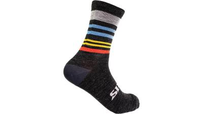 Silca Gravel Wool Sock Unisex S schwarz, bunt Produktbild 1