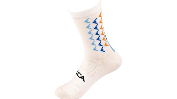 Silca Aero Race Sock Unisex L wei&szlig;, blau