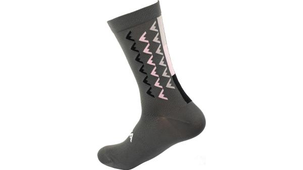 Silca Aero Race Sock Unisex L grau, rosa