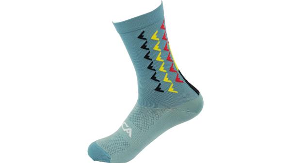 Silca Aero Race Sock Unisex L gr&uuml;n, bunt