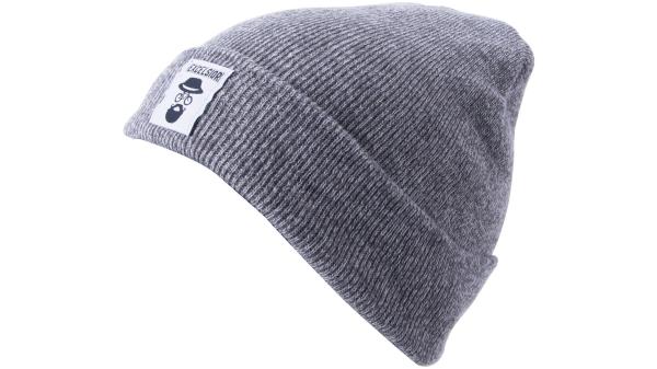 EXCELSIOR Beanie Unisex 22 mm grau