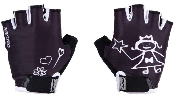 CONTEC Girly Kinder M schwarz, wei&szlig;