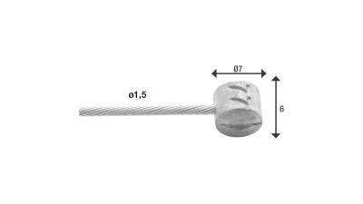 Innenz&uuml;ge Bremsinnenzug   silber Produktbild 1