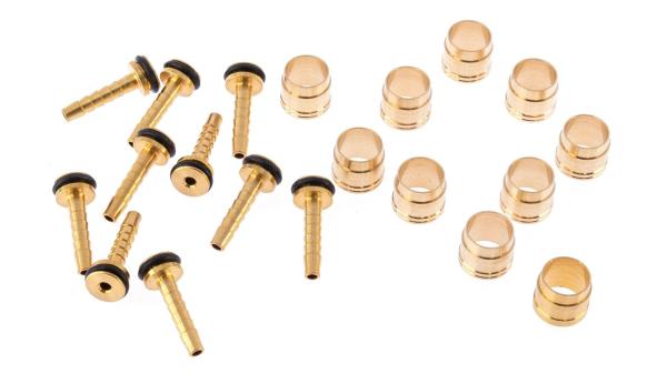 Tektro Bremsleitungs-Kit  1 1/8" gold