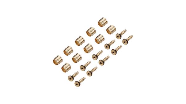 Tektro Bremsleitungs-Kit  1 1/8" gold